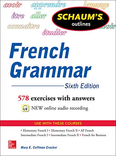 Beispielbild fr Schaums Outline of French Grammar zum Verkauf von Goodwill Books