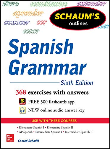 Stock image for Schaum's Outline of Spanish Grammar, 6th Edition (Schaum's Outlines) for sale by HPB-Red