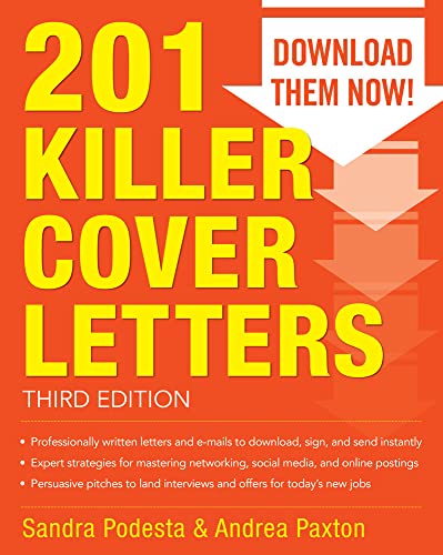 Stock image for 201 Killer Cover Letters Third Edition for sale by Better World Books: West