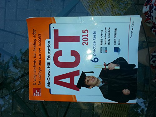 9780071831857: McGraw-Hill Education ACT, 2015 Edition