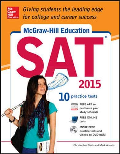 9780071831963: McGraw-Hill Education SAT with DVD-ROM, 2015 Edition
