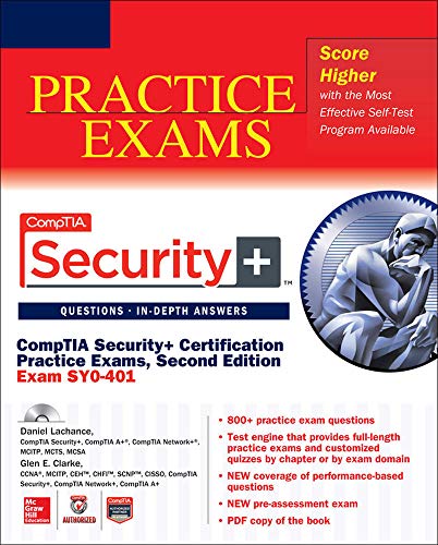 Beispielbild fr CompTIA Security+ Certification Practice Exams, Second Edition (Exam SY0-401) (Certification Press) zum Verkauf von Wonder Book