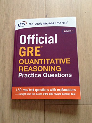 9780071834322: Official GRE Quantitative Reasoning Practice Questions