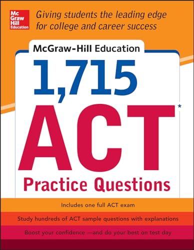 Stock image for McGraw-Hill Education 1,715 ACT Practice Questions for sale by Your Online Bookstore