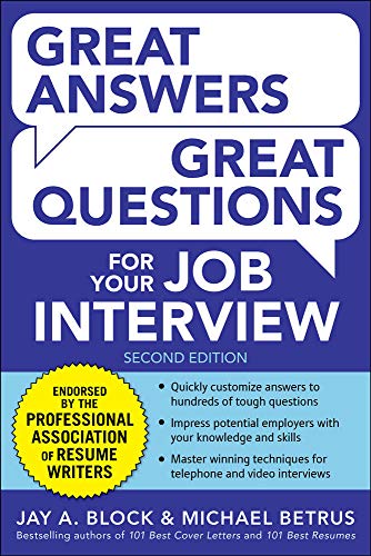 9780071837743: Great Answers, Great Questions For Your Job Interview, 2nd Edition