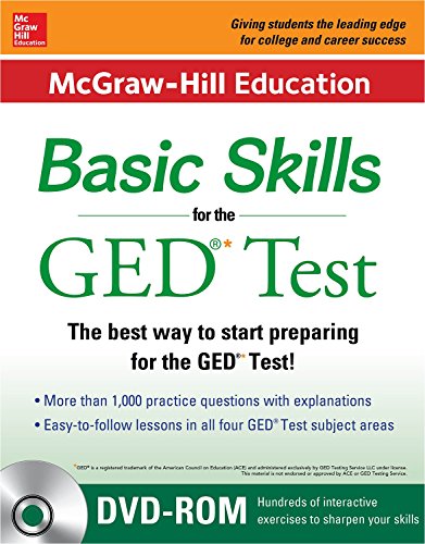 Stock image for McGraw-Hill Education Basic Skills for the GED Test with DVD (Book + DVD Set) (Mcgraw Hill's Pre Ged) for sale by Books From California