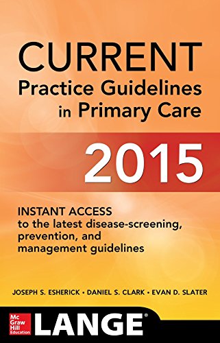 Stock image for CURRENT Practice Guidelines in Primary Care 2015 for sale by SecondSale