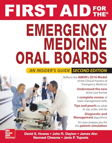 Imagen de archivo de First Aid for the Emergency Medicine Oral Boards, Second Edition a la venta por BooksRun