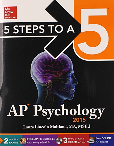 9780071840323: 5 Steps to a 5 AP Psychology with CD-ROM, 2015 Edition (5 Steps to a 5 on the Advanced Placement Examinations Series)