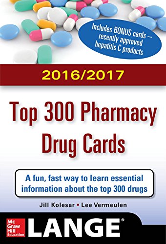 Stock image for McGraw-Hill's 2016/2017 Top 300 Pharmacy Drug Cards for sale by GoldBooks