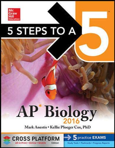 9780071842488: 5 Steps to a 5 AP Biology 2016, Cross-Platform Edition