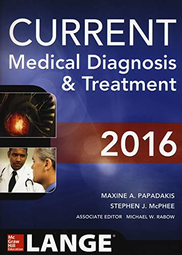 Imagen de archivo de CURRENT Medical Diagnosis and Treatment 2016 a la venta por Better World Books: West
