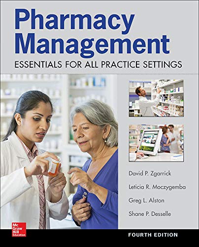 Imagen de archivo de Pharmacy Management: Essentials for All Practice Settings,Fourth Edition a la venta por One Planet Books