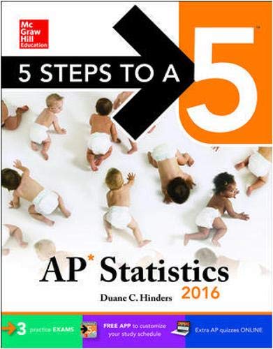 9780071846455: 5 Steps to a 5 AP Statistics 2016