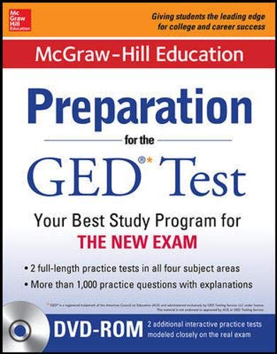 Stock image for McGraw-Hill Education Preparation for the GED Test with DVD-ROM for sale by Romtrade Corp.