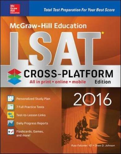 Stock image for McGraw-Hill Education LSAT 2016, Cross-Platform Edition for sale by Better World Books Ltd