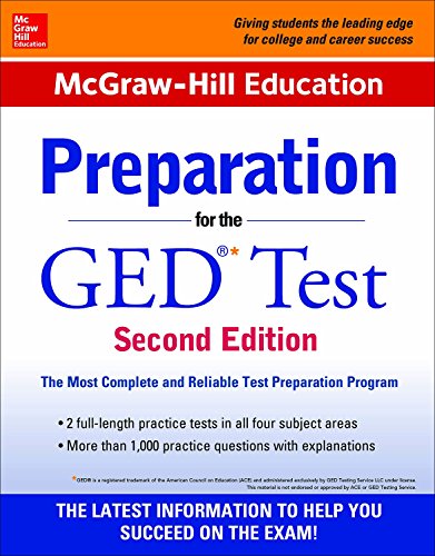 9780071847209: McGraw-Hill Education Preparation for the GED Test 2nd Edition
