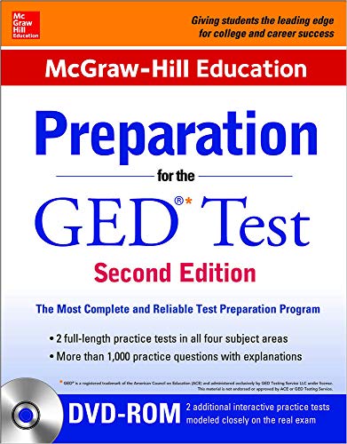 Stock image for McGraw-Hill Education Preparation for the GED Test with DVD-ROM for sale by ThriftBooks-Dallas