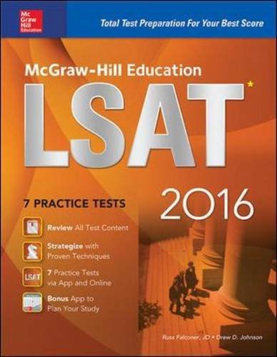 Beispielbild fr McGraw-Hill Education LSAT 2016 zum Verkauf von Decluttr