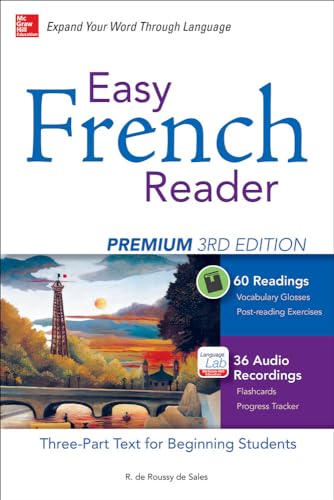 Stock image for Easy French Reader Premium, Third Edition: A Three-Part Text for Beginning Students + 120 Minutes of Streaming Audio (Easy Reader Series) for sale by BooksRun