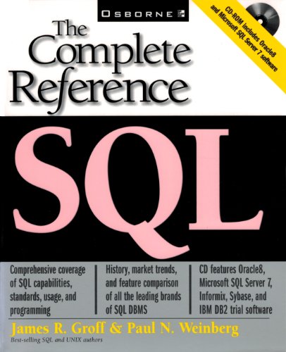 Imagen de archivo de SQL : The Complete Reference a la venta por Better World Books