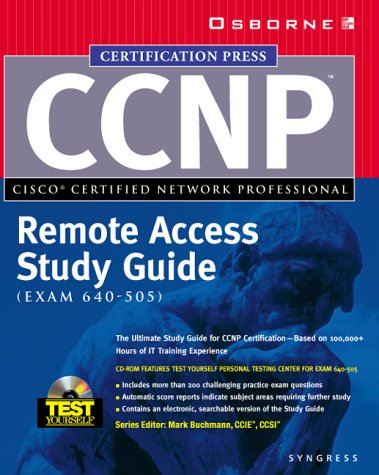 9780072119084: Ccnp Remote Access Study Guide: Exam 640-505