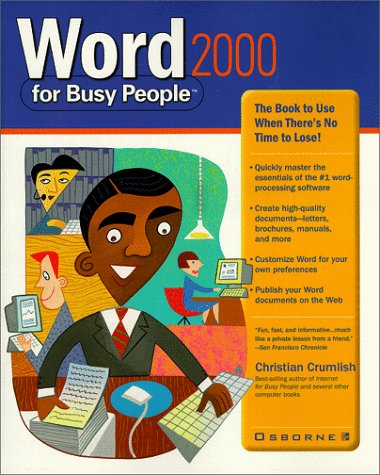 Imagen de archivo de Word 2000 for Busy People (Busy People S.) a la venta por WorldofBooks