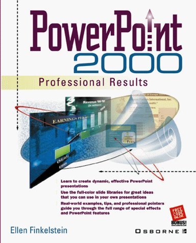 Imagen de archivo de Powerpoint 2000 Professional a la venta por Better World Books