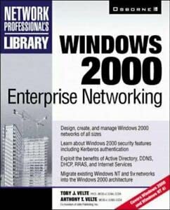 Imagen de archivo de Windows 2000 Enterprise Networking a la venta por Wonder Book