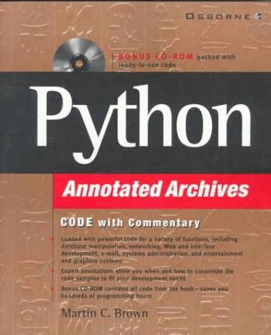 Python Annotated Archives (9780072121049) by Brown, Martin C.