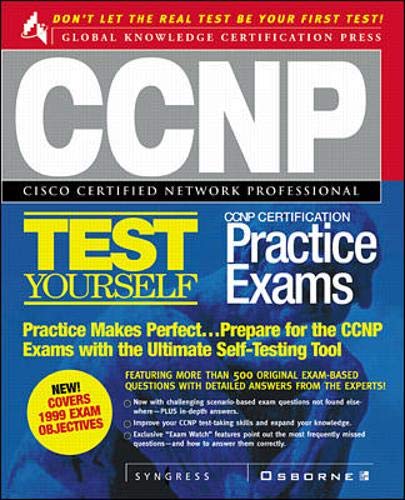 9780072121094: Ccnp Cisco Certified Network Professional Test Yourself Practice Exams