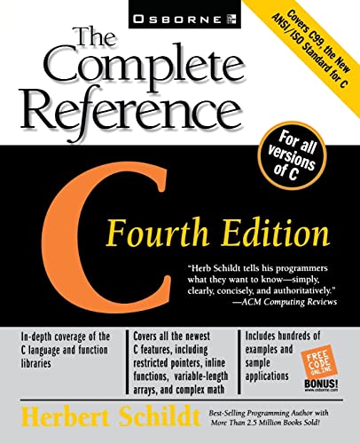 9780072121247: C: The Complete Reference, 4th Ed.