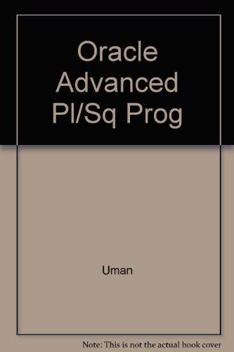 9780072121445: Oracle Advanced Pl/Sq Prog