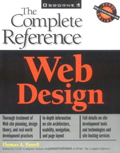 Beispielbild fr Web Design: The Complete Reference (Osborne Complete Reference Series) zum Verkauf von WorldofBooks