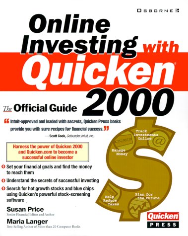Stock image for Online Investing with Quicken 2000 for sale by HPB-Red