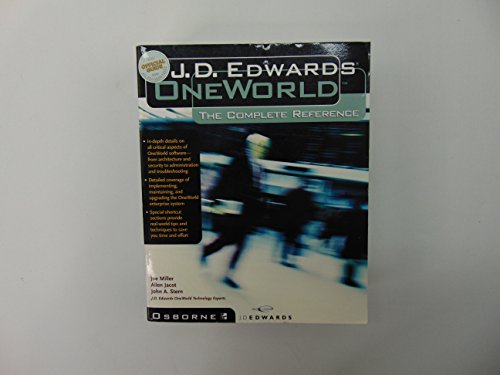 Stock image for J.D. Edwards OneWorld: The Complete Reference for sale by HPB-Red