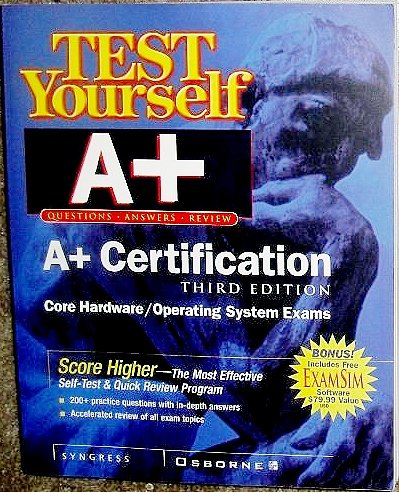 9780072126372: A+ Certification Test Yourself Practice Exams