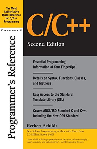 9780072127065: C/C++ (Programmer's Reference)