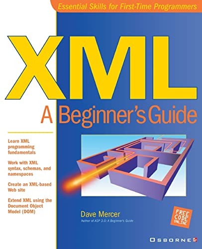 Imagen de archivo de XML: A Beginner's Guide a la venta por SecondSale