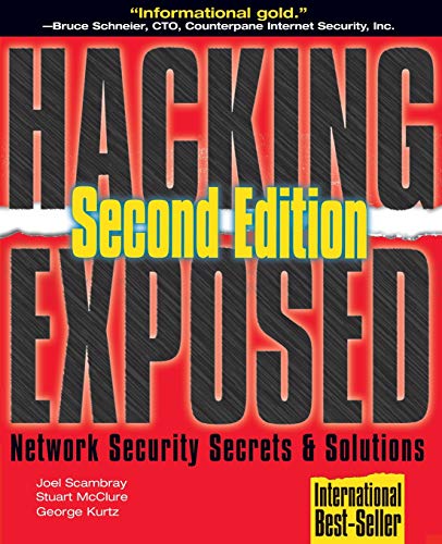 Stock image for Hacking Exposed : Network Security Secrets and Solutions for sale by Better World Books