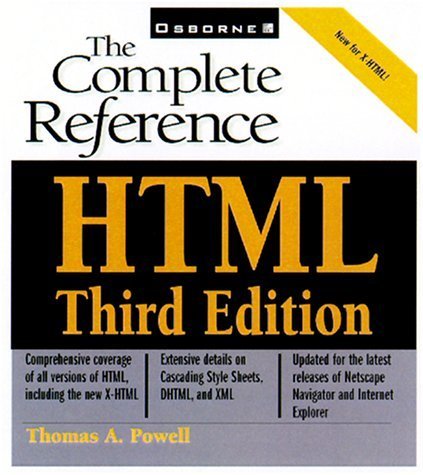 Imagen de archivo de HTML: The Complete Reference a la venta por SecondSale