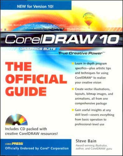 9780072130140: CorelDRAW™ 10: The Official Guide (Osborne CORELPRESSTM Series)