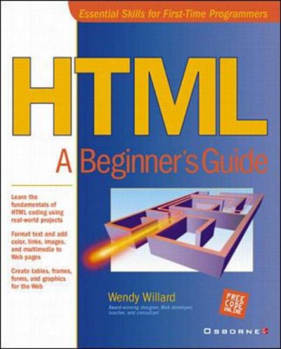 Stock image for HTML: A Beginner's Guide for sale by HPB-Red