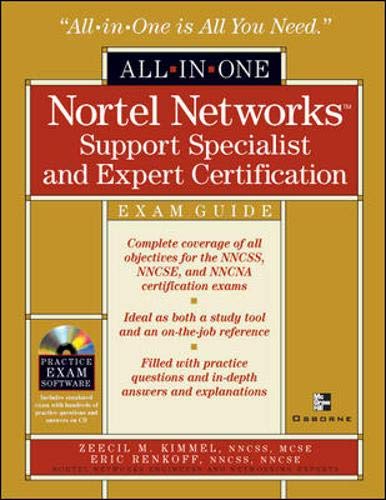 9780072130362: Nortel Networks(tm) Support Specialist and Expert Certification All-in-One Exam Guide