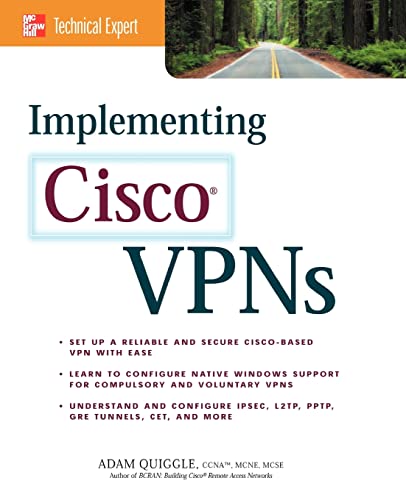 9780072130485: Implementing Cisco VPNs (McGraw-Hill Technical Expert)