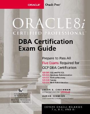 Stock image for Oracle8i Certified Professional DBA Certification Exam Guide for sale by HPB-Red