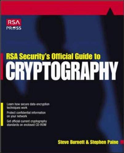 Imagen de archivo de RSA Security's Official Guide to Cryptography a la venta por Wonder Book