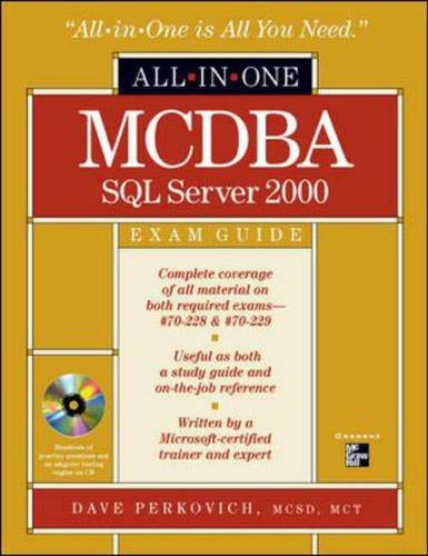 MCDBA SQL Server 2000 All-in-One Exam Guide (Book/CD Set) (9780072131581) by Perkovich, Dave