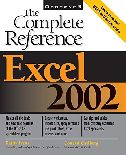 Stock image for Excel 2002: The Complete Reference for sale by West Side Book Shop, ABAA