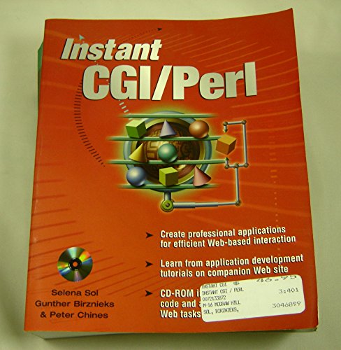 9780072133875: Instant CGI/Perl
